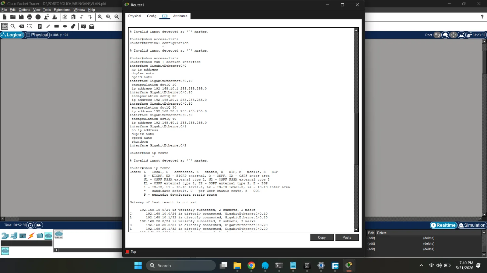 VLAN Segmentation & Inter-VLAN Routing Lab gallery image 2